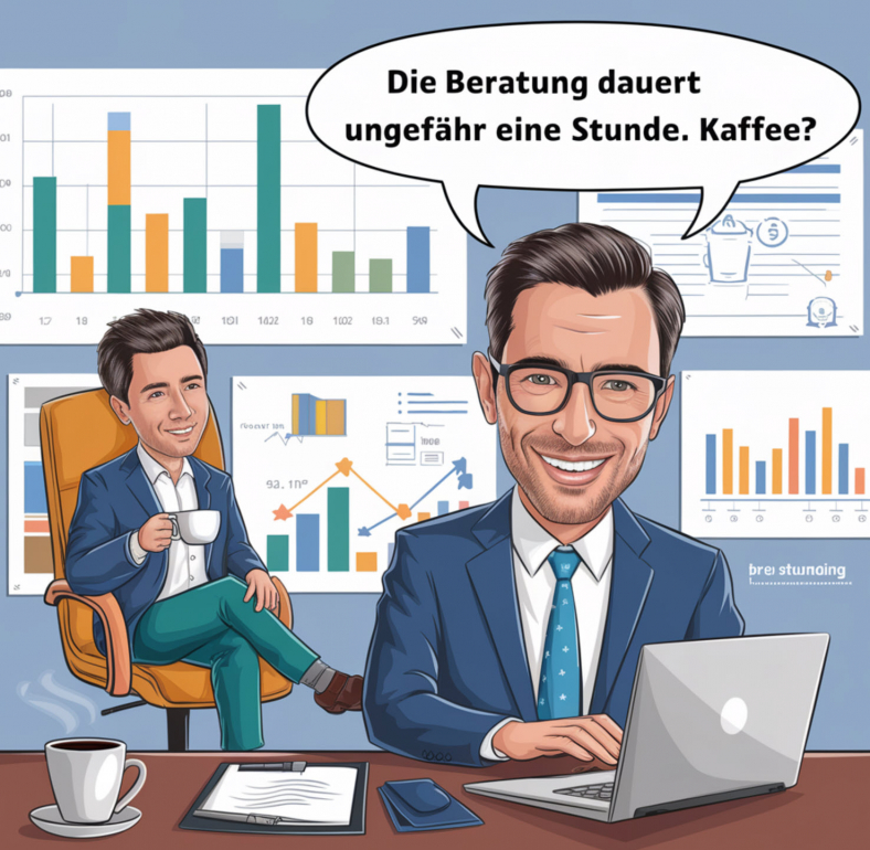 Unsere Beratung dauert ungefähr eine Stunde Dauer der Beratung