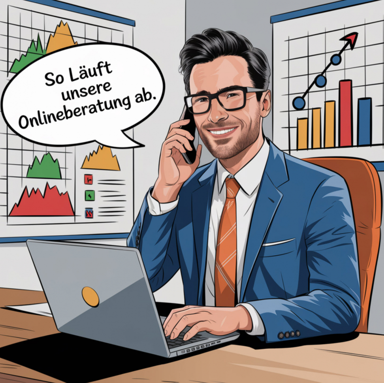 So läuft unsere Onlineberatung ab