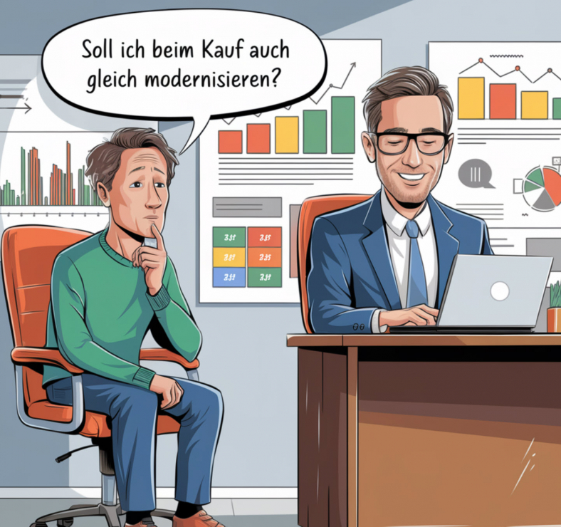 Soll ich beim Kauf gleich modernisieren?