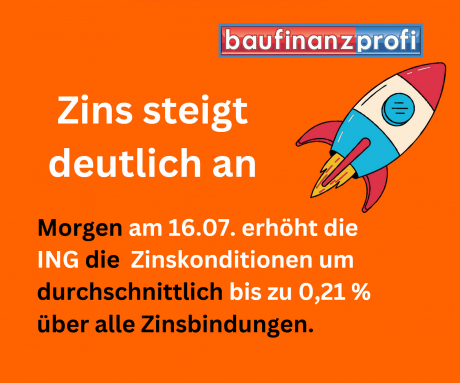 Zins steigt wieder an - 16.07.2025